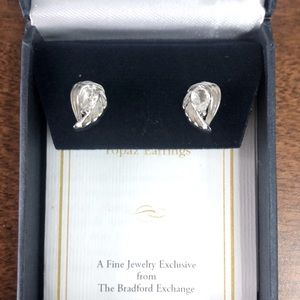 Bradford Exchange topaz earrings.